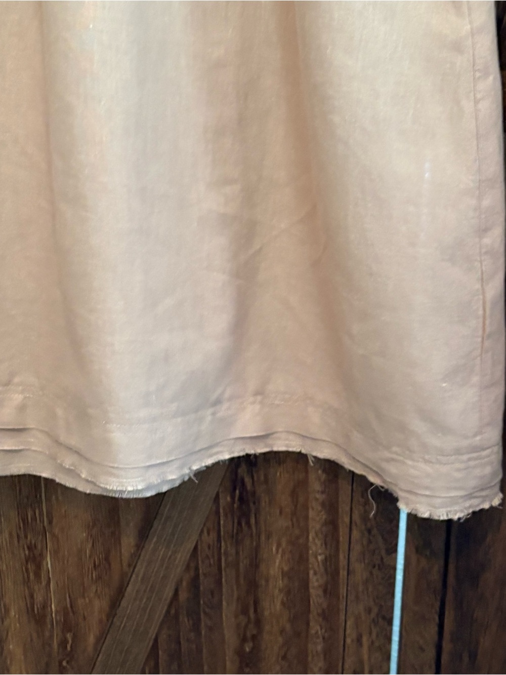 Grade & Gather Short Sleeve Mini Dress in Taupe; Large - Picture 12 of 14